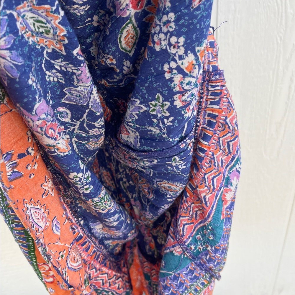 Angie 100% Rayon Boho Floral Dress S Small - Picture 10 of 10